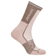 Șosete Icebreaker Merino Run+Ultralight Crew Women PINK QUARTZ/PORCINI