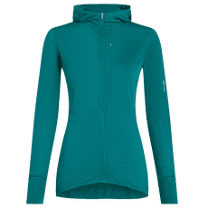 Hanorac Icebreaker Merino Blend 200 RealFleece™ Descender LS Zip Hoodie Women TIDAL TEAL