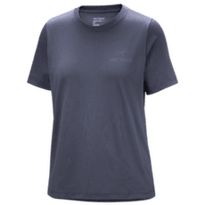Tricou cu mânecă scurtă Arcteryx Kragg SL Cotton Emblem Crew SS Women Dk Stratus