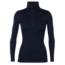 Tricou cu mânecă lungă Icebreaker Tech LS Half Zip Women (104390) Midnight Navy IBANS_01360