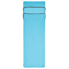 Inserție pentru sac de dormit Sea to Summit Breeze Sleeping Bag Liner - Rectangular w/ Pillow Sleeve Blue Atoll