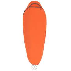 Inserție pentru sac de dormit Sea to Summit Reactor Extreme Sleeping Bag Liner - Mummy w/ Drawcord Standard Spicy Orange