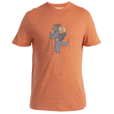 Tricou cu mânecă scurtă Icebreaker Merino 150 Tech Lite III SS Tee Tech Head Men Ember