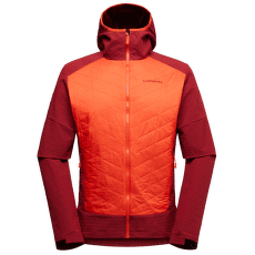 Jachetă La Sportiva KAP HYBRID HOODY Men Cherry Tomato/Sangria