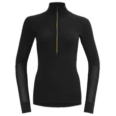Tricou cu mânecă lungă Devold Wool Mesh 190 Zip Neck Women 960A CAVIAR