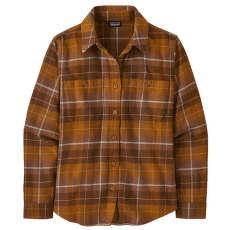 Cămașă cu mânecă lungă Patagonia Fjord Flannel Shirt Women Happy Camper: Shelter Brown