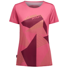 Tricou cu mânecă scurtă La Sportiva COMP T-SHIRT Women Rosebay/Redwood