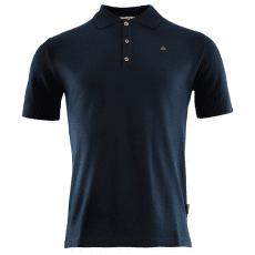 Tricou polo Aclima LeisureWool pique Shirt Men Navy Blazer