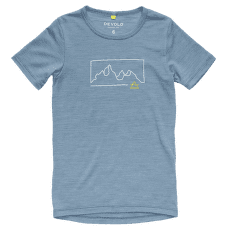 Tricou cu mânecă scurtă Devold Active Outline Tee Kid 247A SKYBLUE