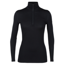 Tricou cu mânecă lungă Icebreaker Oasis LS Half Zip Women (104380) Black001