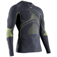 Tricou cu mânecă lungă X-Bionic Energy Accumulator 4.0 Shirt Round Neck Men Charcoal/Yellow