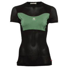 Tricou cu mânecă lungă Aclima WoolNet Light T-Shirt Women Jet Black / Dark Ivy