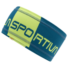 Bandă pentru cap La Sportiva Diagonal Headband Storm Blue/Lime Punch