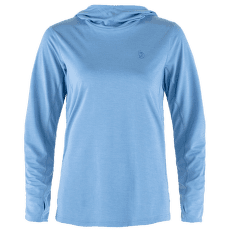 Tricou cu mânecă lungă Fjällräven Abisko Sun-hoodie Women Ultramarine