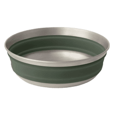 Bol Sea to Summit Detour Stainless Steel Collapsible Bowl - M Laurel Wreath Green