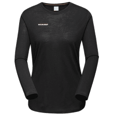Tricou cu mânecă lungă Mammut Tree Wool FL Longsleeve Women black 0001