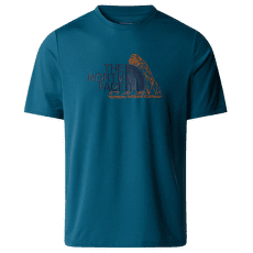 Tricou cu mânecă scurtă The North Face MOUNTAIN FOUNDATION SS TEE Men MALLARD BLUE