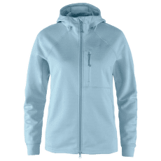 Hanorac Fjällräven Abisko Grid Fleece Hoodie Women Breeze Blue