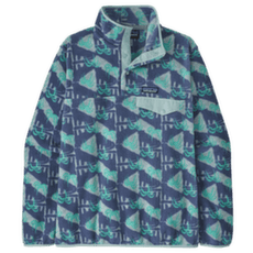 Hanorac Patagonia Lightweight Synch Snap-T Pulover Women Jaguar Geo: Blue Sage