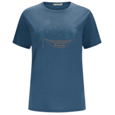 Tricou cu mânecă scurtă Aclima LightWool 140 Classic Tee Forest Women Blue Fusion