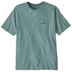 Tricou cu mânecă scurtă Patagonia Boardshort Logo Pocket Responsibili Tee Men Blue Sage