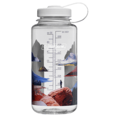 Sticlă Nalgene Wide Mouth Sustain 1000 ml Mixed Landscapes