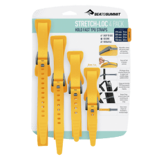 Curea Sea to Summit Stretch-Loc Set - All Sizes 20mm 4 Pack Yellow (YW)