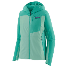 Jachetă Patagonia R1 CrossStrata Hoody Women Early Teal