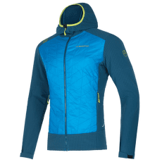 Jachetă La Sportiva KAP HYBRID HOODY Men Electric Blue/Storm Blue