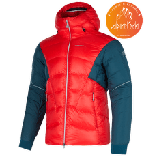 Jachetă La Sportiva Supercouloir 1000 Down Jacket Men Poppy/Storm Blue