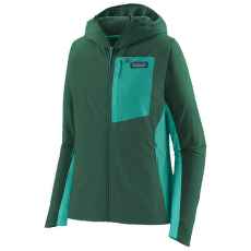 Jachetă Patagonia R1 CrossStrata Hoody Women Conifer Green