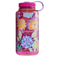 Sticlă Nalgene Wide Mouth Sustain 1000 ml Magenta/Botanical Florals