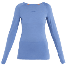 Tricou cu mânecă lungă Icebreaker 200 ZoneKnit LS Crewe Women BAJA/BRILLIANT/CB