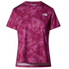 Tricou cu mânecă scurtă The North Face FLEX S/S TEE REG AOP women 85N CYBER BERRY WATERFALL PRINT