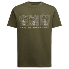Tricou cu mânecă scurtă La Sportiva MADE OF MOUNTAIN Men Cypress/Chalk