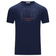 Tricou cu mânecă scurtă Aclima LightWool 140 Classic Tee Forest Men Navy Blazer