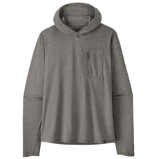 Tricou cu mânecă lungă Patagonia Cap Cool Sun Hoody Men Forge Grey - Noble Grey X-Dye