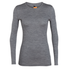 Tricou cu mânecă lungă Icebreaker Oasis LS Crewe Women (104375) Gritstone HTHR