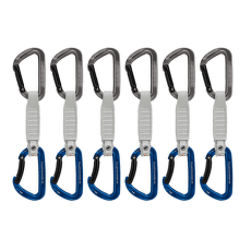 Set expres Mammut Workhorse Keylock 12 cm 6-Pack Quickdraws Grey-Blue 33275