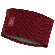 Bandă pentru cap Buff Crossknit Headband SOLID MAHOGANY