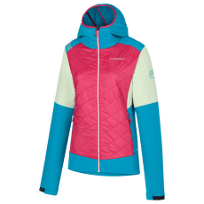 Jachetă La Sportiva KAP HYBRID HOODY Women Cerise/Crystal