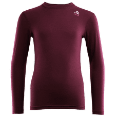 Tricou cu mânecă lungă Aclima LightWool T-Shirt Crew Neck Zinfandel