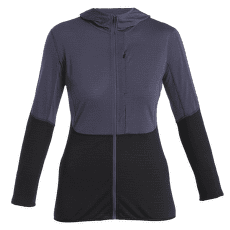 Hanorac Icebreaker Merino 200 Realfleece™ Descender LS  Zip Hoodie Women GRAPHITE/BLACK/CB