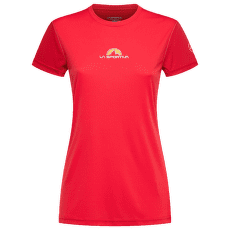 Tricou cu mânecă scurtă La Sportiva PROMO TEE Women Hibiscus