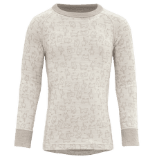 Tricou cu mânecă lungă Devold Duo Active Merino Shirt Kid 010A RAW WHITE