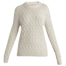 Pulover Icebreaker Merino Cable Knit Crewe Sweater Women UNDYED