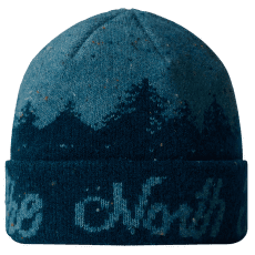 Căciuli The North Face CABIN MOUNTAINSCAPE BEANIE MIDNIGHT PETROL/ALGAE BLUE