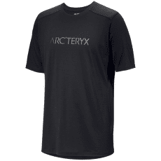 Tricou cu mânecă scurtă Arcteryx Ionia Merino Wool Arc´Word Logo SS Men Black