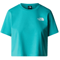 Tricou cu mânecă scurtă The North Face SIMPLE DOME CROPPED SLIM TEE Women E6F VISTULA BLUE