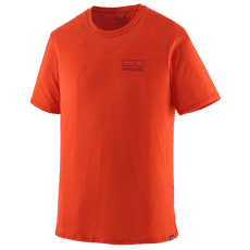 Tricou cu mânecă scurtă Patagonia Capilene® Cool Merino Graphic Shirt Men Fitz Roy Strata: Pollinator Orange